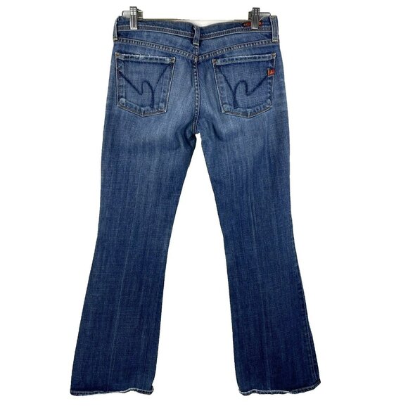 Citizens Of Humanity Jeans Womens Size 27 Ingrid Low Rise Waist Flare Denim Y2K - Picture 1 of 7